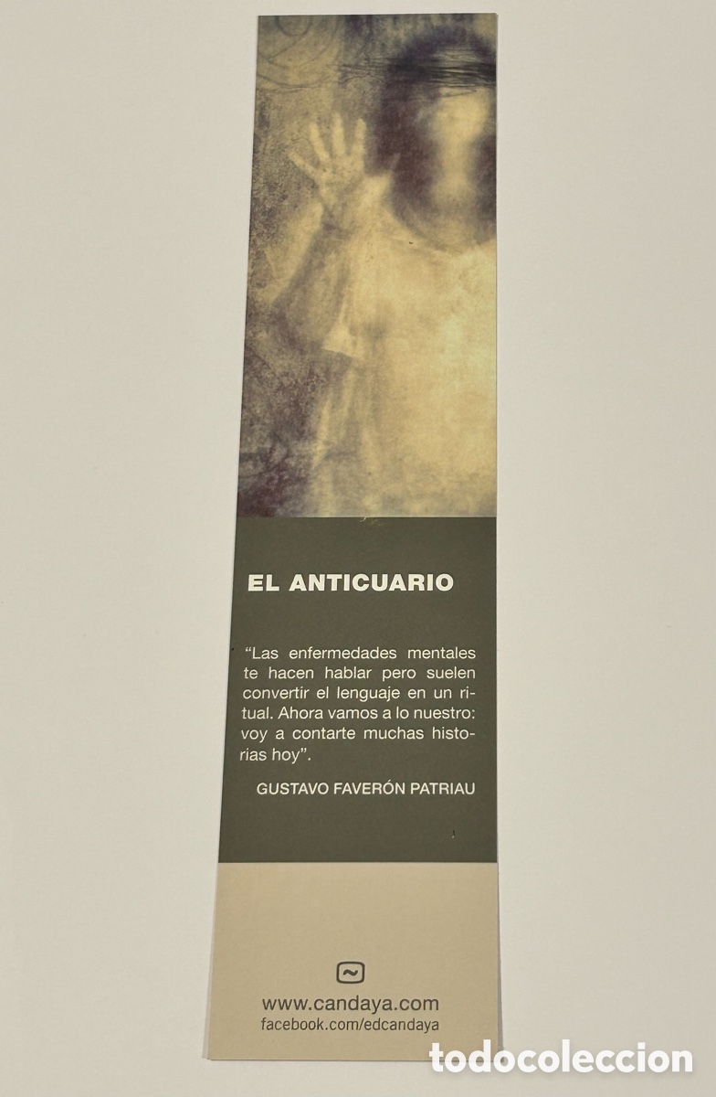 Sammeln von Lesezeichen: MARCAP&Aacute;GINAS EDITORIAL CANDAYA. EL ANTICUARIO