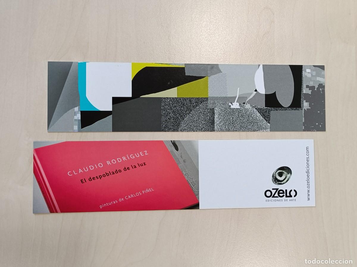 Coleccionismo marcap&aacute;ginas: MARCAP&Aacute;GINAS - OZELO EDICIONES - EL DESPOBLADO DE LA LUZ - CLAUDIO RODR&Iacute;GUEZ - Foto 1