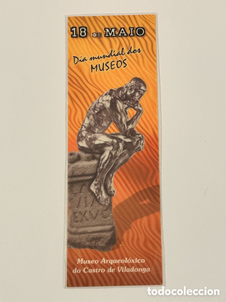 Sammeln von Lesezeichen: LOTE 2 MARCAP&Aacute;GINAS/PUNTO DE LIBRO MUSEO CASTRO DE VILADONGA, LUGO. D&Iacute;A MUNDIAL DE LOS MUSEOS