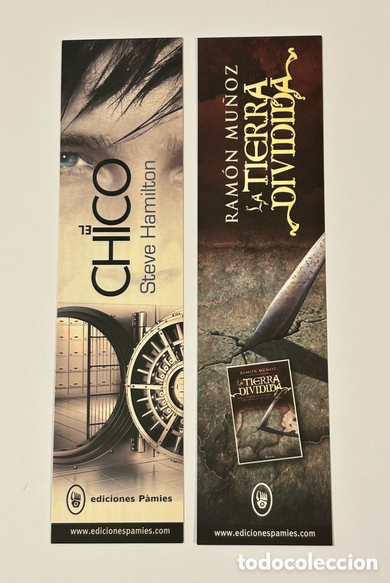 Sammeln von Lesezeichen: LOTE 2 MARCAP&Aacute;GINAS/PUNTO DE LIBRO EDICIONES P&Agrave;MIES