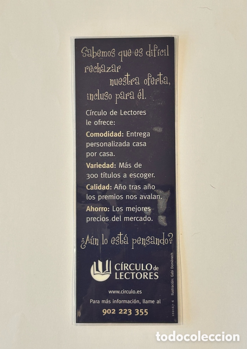 Coleccionismo marcap&aacute;ginas: LOTE 9 MARCAP&Aacute;GINAS/PUNTO DE LIBRO C&Iacute;RCULO DE LECTORES - Foto 18