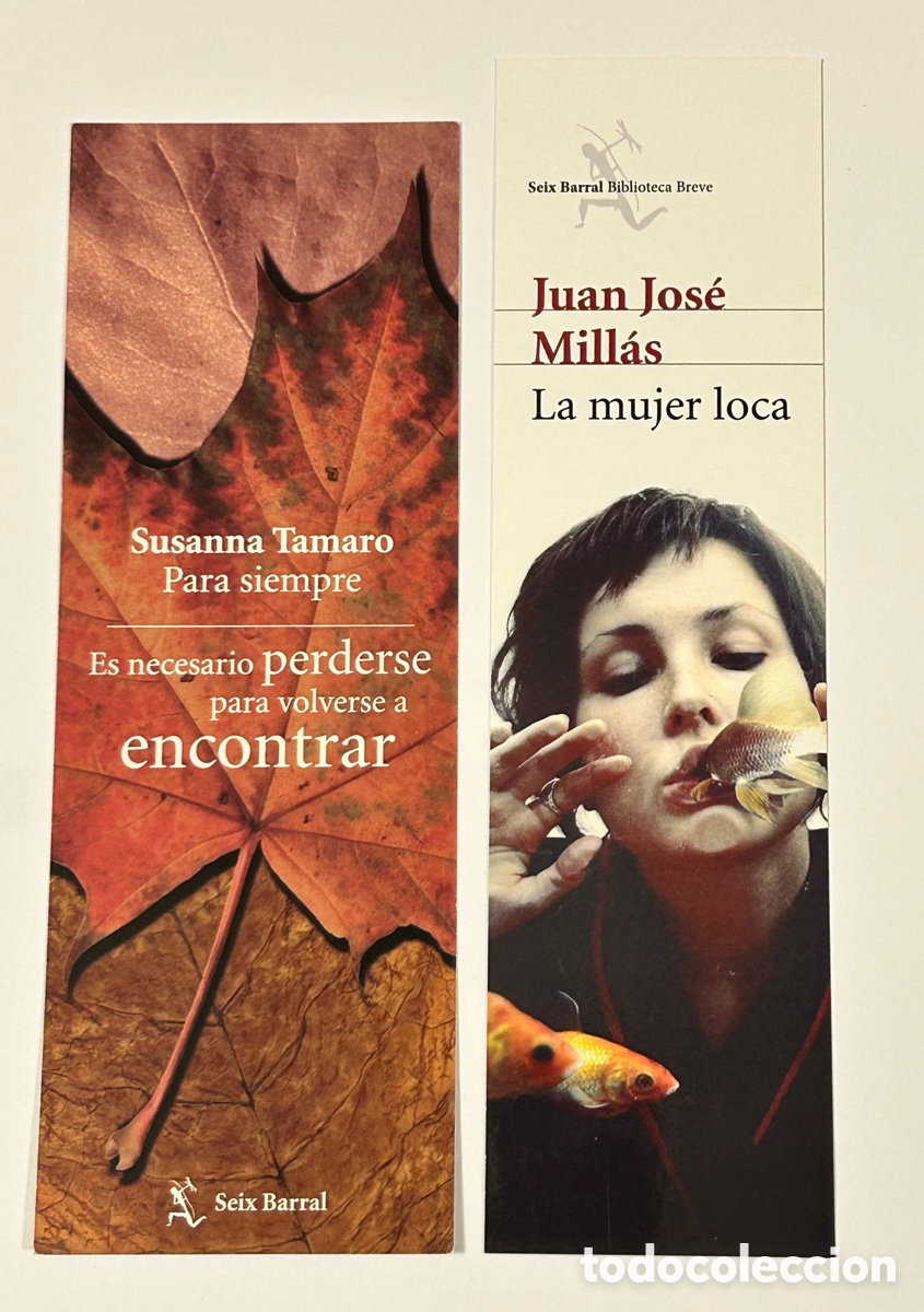 Coleccionismo Marcap&aacute;ginas: LOTE 48 MARCAP&Aacute;GINAS/PUNTO DE LIBRO EDITORIAL SEIX BARRAL