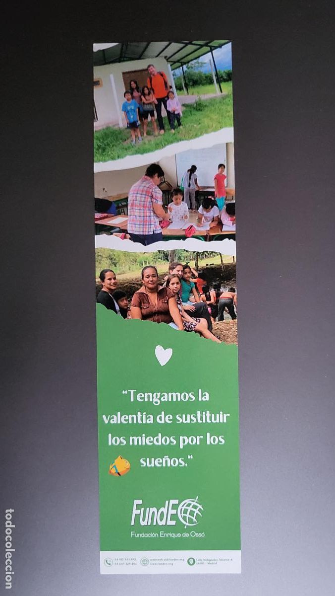 Coleccionismo Marcap&aacute;ginas: MARCAPAGINAS PUNT DE LLIBRE FUNDEO FUNDACI&Oacute;N ENRIQUE OSS&Oacute; TERESIANAS CALENDARIO 2024 SOMOS FAMILIA