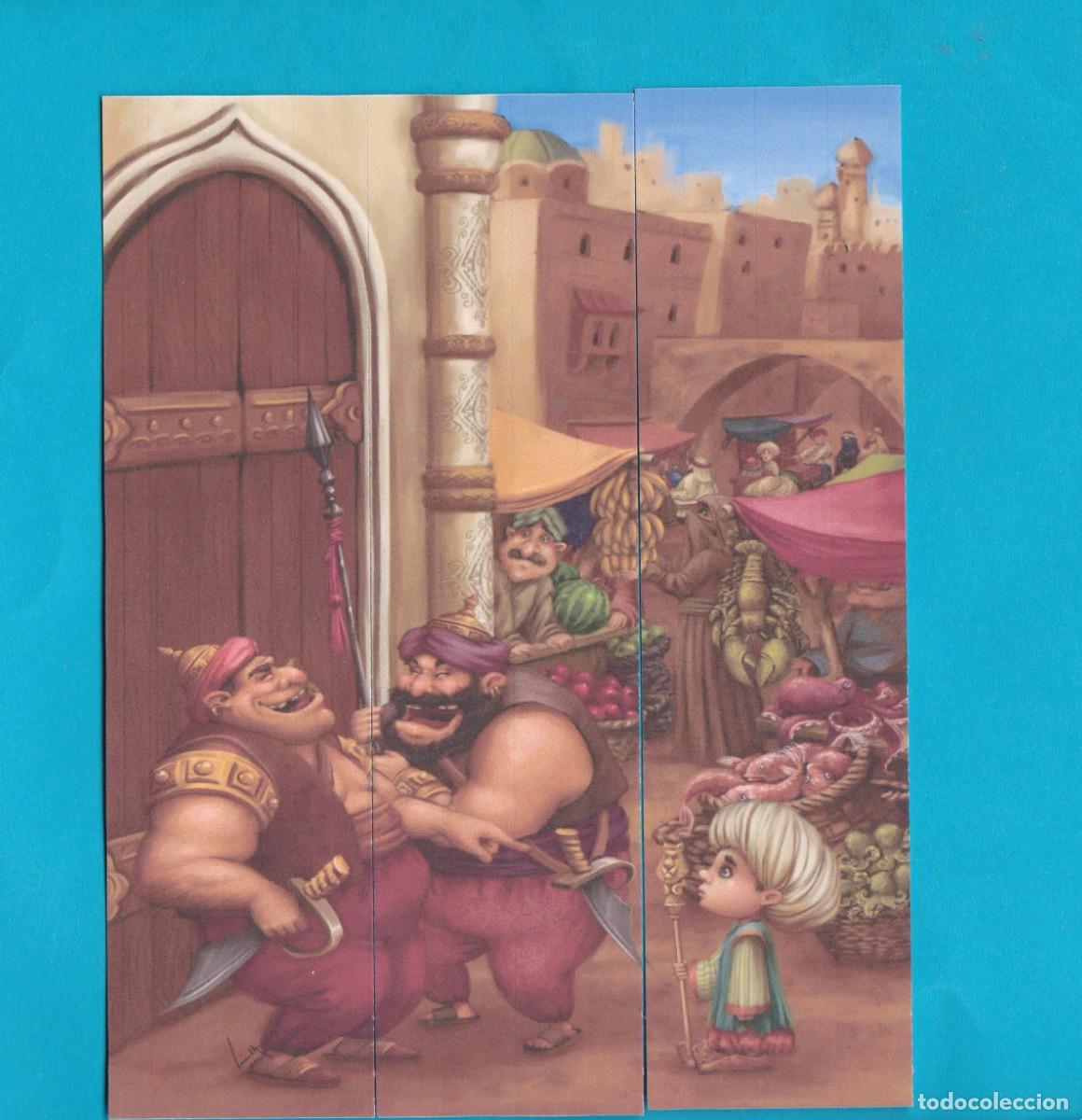 Coleccionismo marcap&aacute;ginas: Marcapaginas puzzle dibujos infantiles - Foto 1