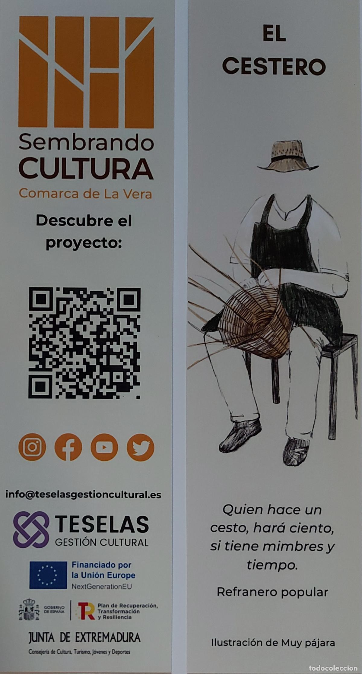Coleccionismo Marcap&aacute;ginas: MARCAP&Aacute;GINAS - JUNTA DE EXTREMADURA - COMARCA DE LA VERA - EL CESTERO