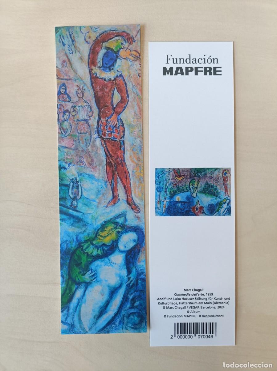 Coleccionismo marcap&aacute;ginas: MARCAP&Aacute;GINAS - FUNDACI&Oacute;N MAPFRE - MARC CHAGALL - COMEDIA DEL ARTE - Foto 1