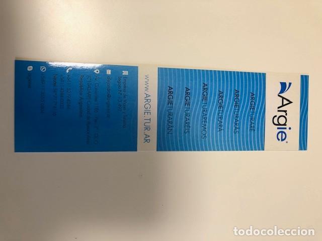 Coleccionismo marcap&aacute;ginas: Punto de libro Turismo Argentina - Foto 2