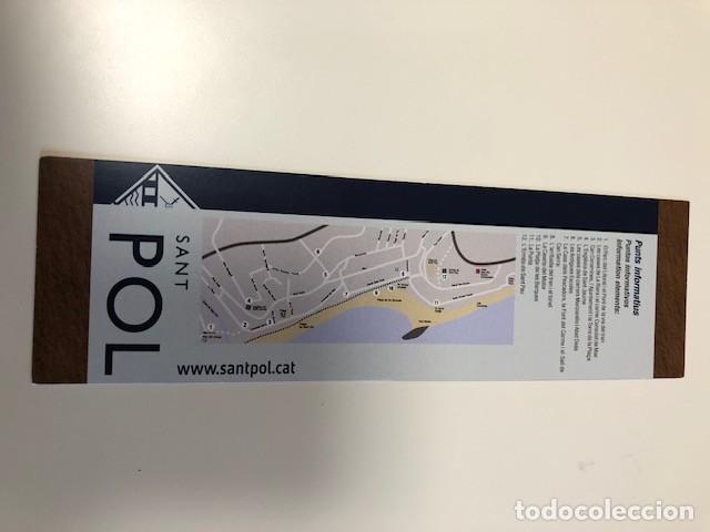 Coleccionismo marcap&aacute;ginas: Punto de libro Turismo Sant Pol - Foto 2