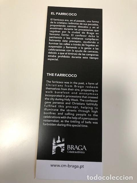 Coleccionismo marcap&aacute;ginas: Punto de libro Turismo Braga - Foto 2