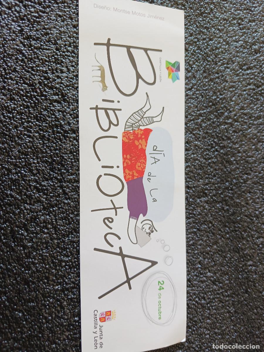 Coleccionismo Marcap&aacute;ginas: marcapaginas dia de la biblioteca, castilla y leon, 2013, 19 x 6 cm