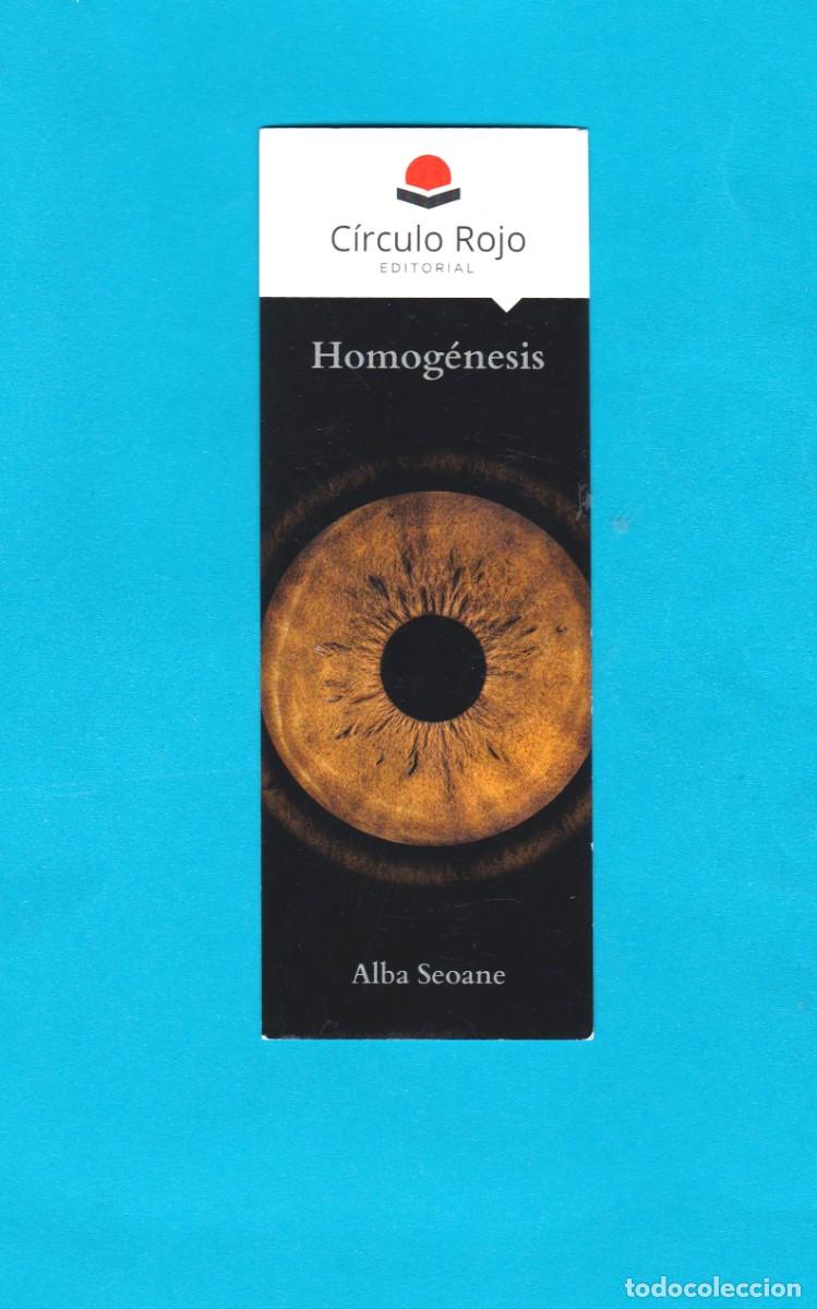 Coleccionismo marcap&aacute;ginas: Marcapaginas editorial Circulo Rojo Homog&eacute;nesis - Foto 1