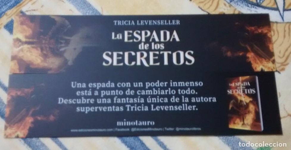 Sammeln von Lesezeichen: marcap&aacute;ginas espada secretos, editorial Minotauro