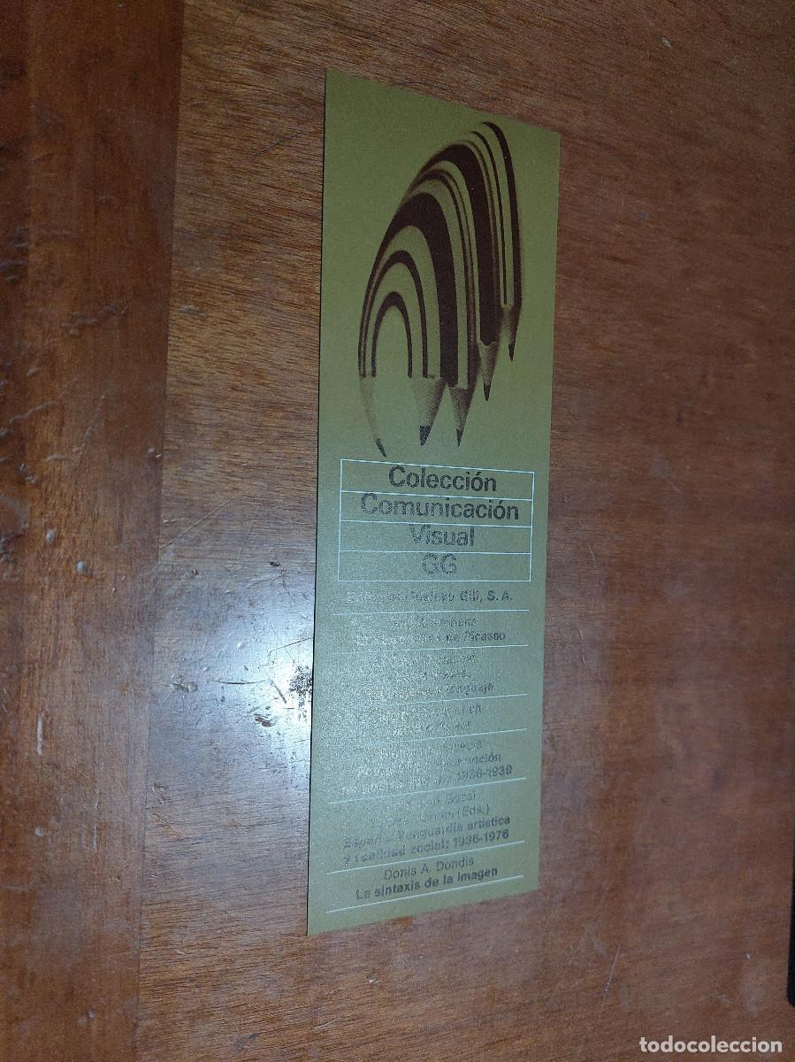 Coleccionismo Marcap&aacute;ginas: COLECCI&Oacute;N COMUNICACI&Oacute;N VISUAL GG. LITERATURA. MARCAPAGINAS. BUEN ESTADO. C-1