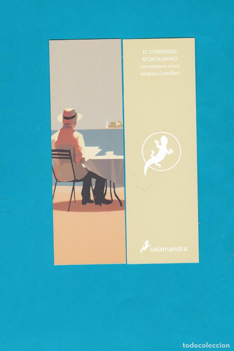 Coleccionismo marcap&aacute;ginas: MARCAPAGINAS EDITORIAL SALAMANDRA EL COMISARIO MONTALBANO ANDREA CAMILLERI