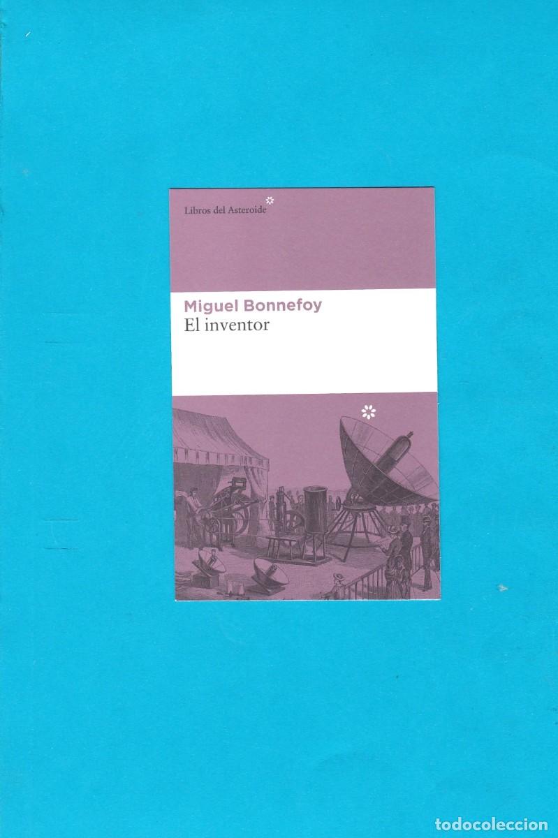 Coleccionismo marcap&aacute;ginas: Marcapaginas editorial Libros del Asteroide el inventor - Foto 1