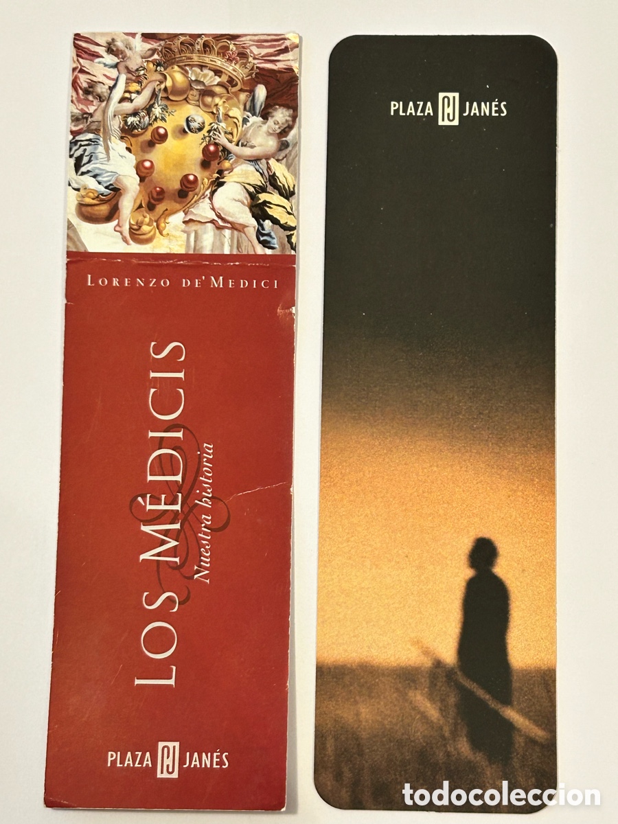 Collectables Bookmark: LOTE 23 MARCAP&Aacute;GINAS/PUNTO DE LIBRO EDITORIAL PLAZA Y JAN&Eacute;S