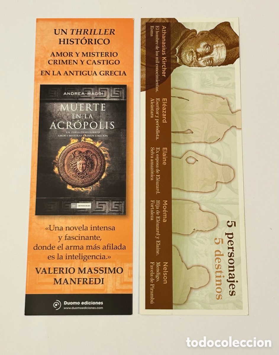 Coleccionismo marcap&aacute;ginas: LOTE 6 MARCAP&Aacute;GINAS/PUNTO DE LIBRO DUOMO EDICIONES - Foto 4