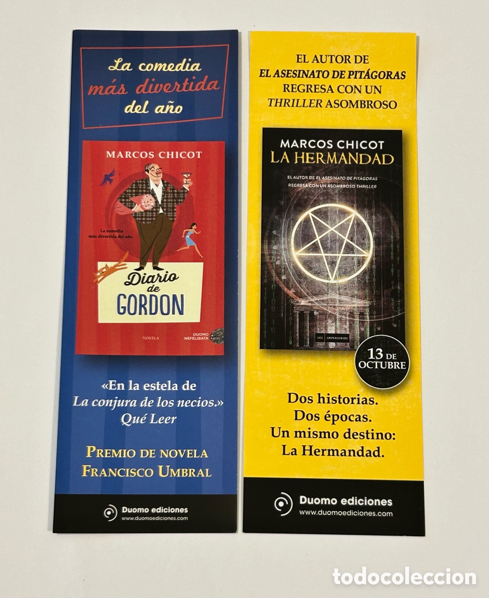 Coleccionismo marcap&aacute;ginas: LOTE 6 MARCAP&Aacute;GINAS/PUNTO DE LIBRO DUOMO EDICIONES - Foto 5