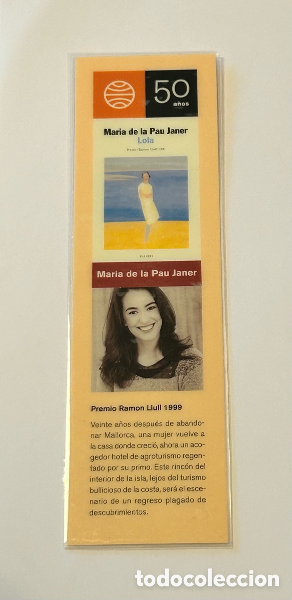 Collectables Bookmark: MARCAP&Aacute;GINAS 50 A&Ntilde;OS. EDITORIAL PLANETA