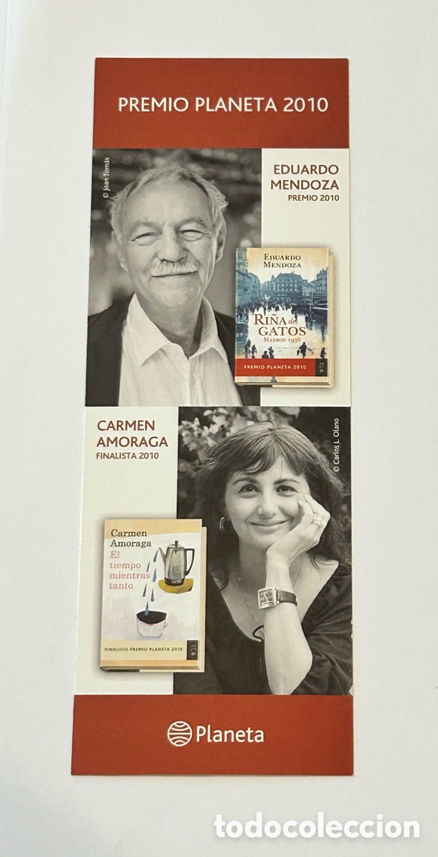 Collectables Bookmark: MARCAP&Aacute;GINAS PREMIO PLANETA 2010. EDITORIAL PLANETA