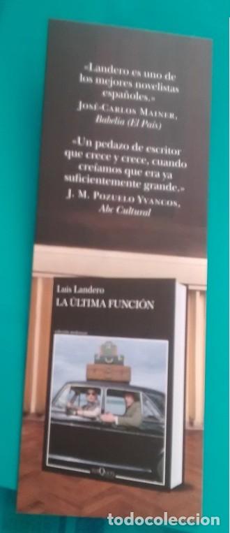 Coleccionismo Marcap&aacute;ginas: marcap&aacute;ginas &uacute;ltima funci&oacute;n, editorial Tusquets