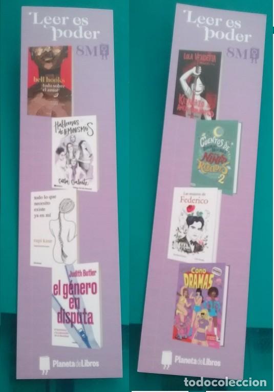 Sammeln von Lesezeichen: marcap&aacute;ginas feminista 8M, editorial Planeta