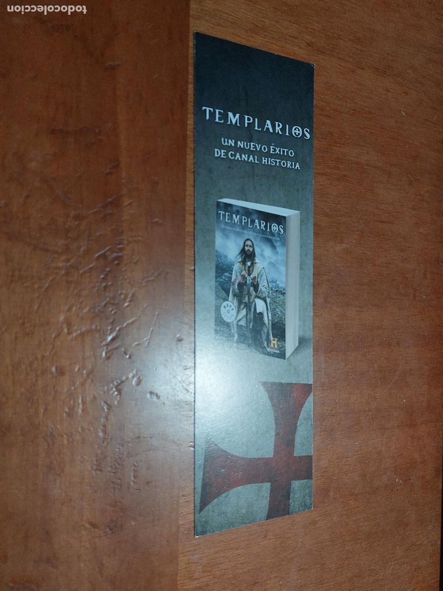 Collectables Bookmark: TEMPLARIOS. CANAL HISTORIA. MARCAPAGINAS. BUEN ESTADO. C-1