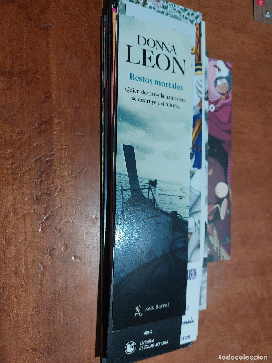 Coleccionismo Marcap&aacute;ginas: DONNA LEON. RESTOS MORTALES. MARCAPAGINAS. PUNTO LECTURA. BUEN ESTADO. C-1