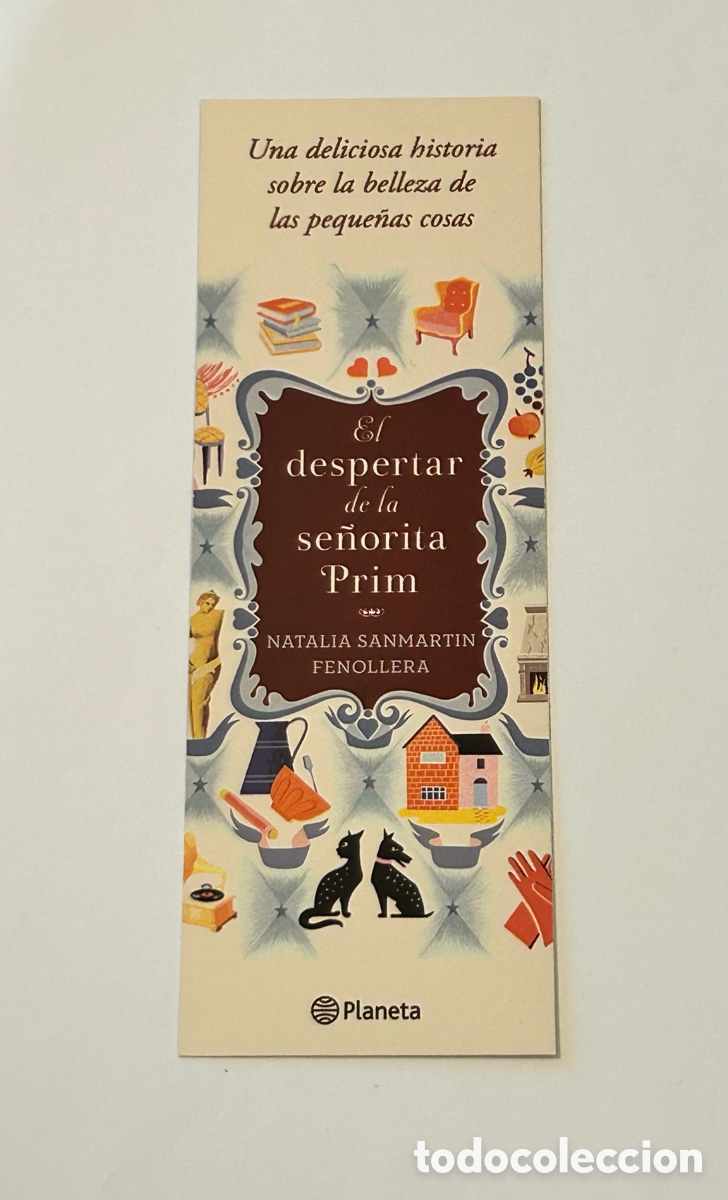 Collectables Bookmark: MARCAP&Aacute;GINAS EL DESPERTAR DE LA SE&Ntilde;ORITA PRIM. NATALIA SANMART&Iacute;N FENOLLERA. EDITORIAL PLANETA