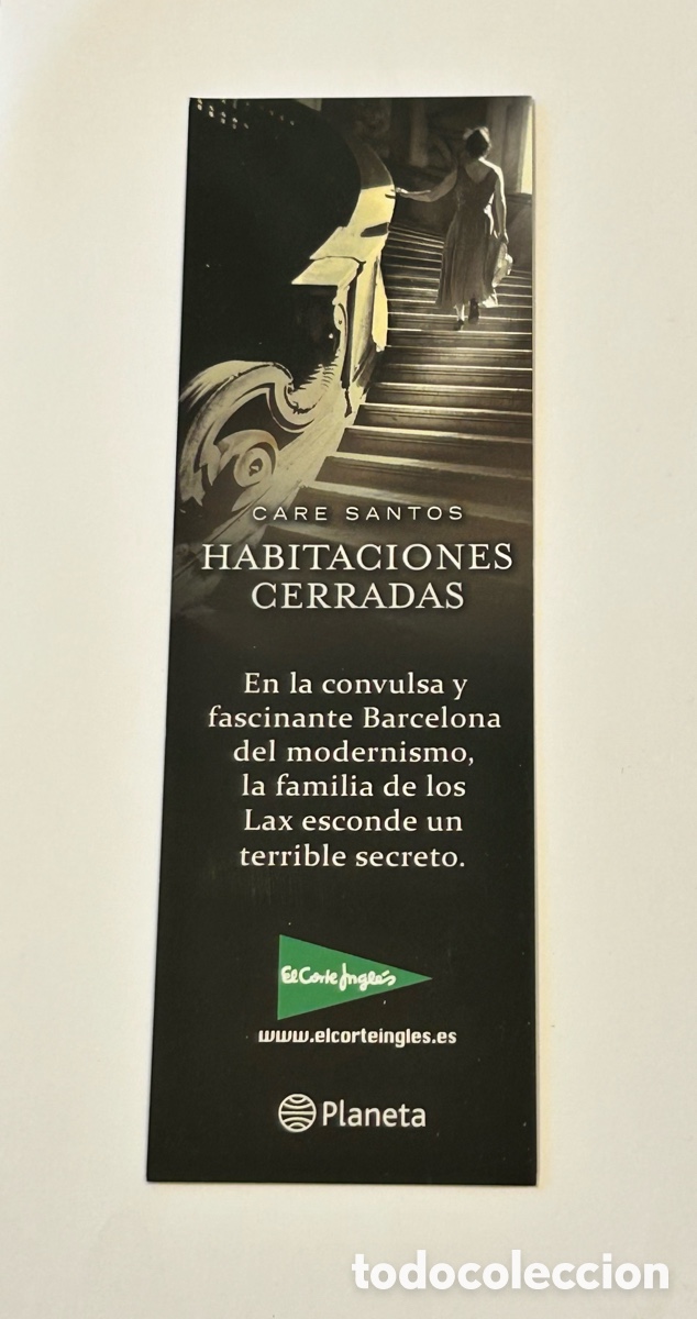 Coleccionismo marcap&aacute;ginas: MARCAP&Aacute;GINAS HABITACIONES CERRADAS. CARE SANTOS. EDITORIAL PLANETA