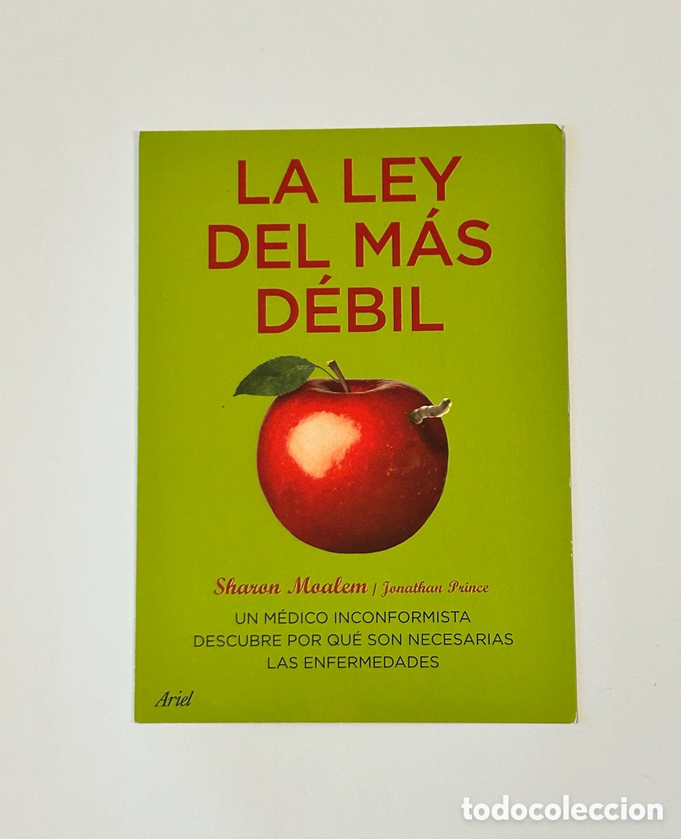 Coleccionismo marcap&aacute;ginas: MARCAP&Aacute;GINAS LA LEY DEL M&Aacute;S D&Eacute;BIL. EDITORIAL ARIEL. TARJETA