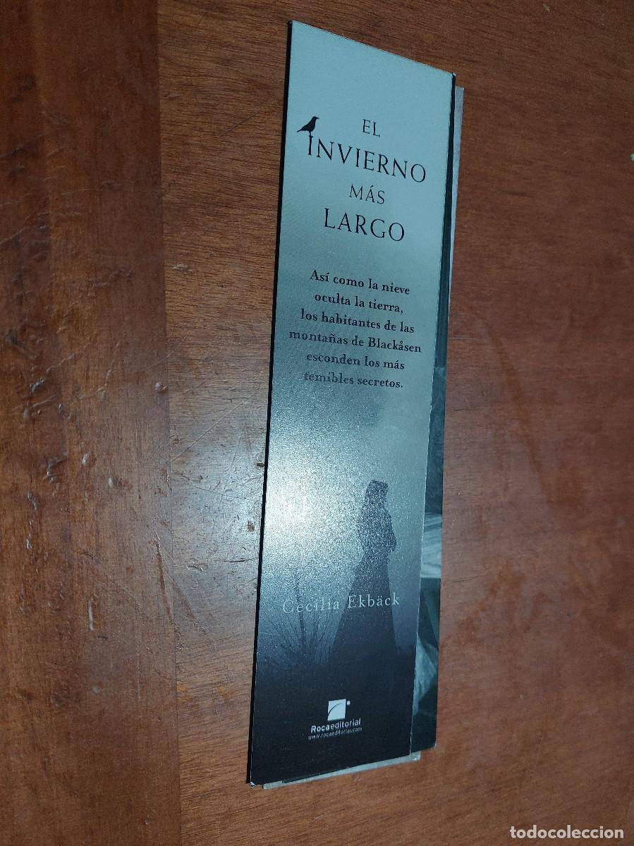 Coleccionismo marcap&aacute;ginas: EL INVIERNO M&Aacute;S LARGO. CECILIA EKBACK. MARCAPAGINAS. PUNTO LECTURA. BUEN ESTADO. C-1