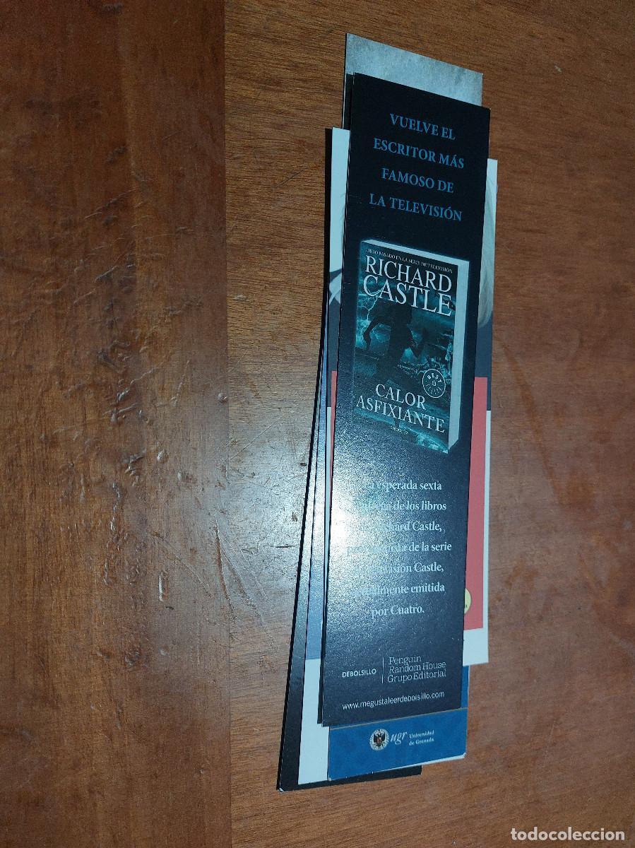 Collectables Bookmark: CARLOS ASFIXIANTE. RICHARD CASTLE. MARCAPAGINAS. PUNTO LECTURA. BUEN ESTADO. C-1