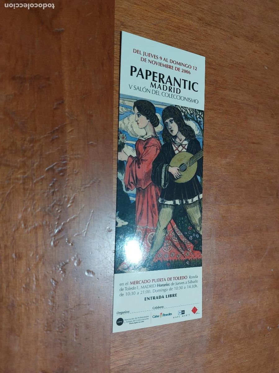 Coleccionismo Marcap&aacute;ginas: PAPERANTIC. MADRID. 2006. MARCAPAGINAS. BUEN ESTADO. C-1