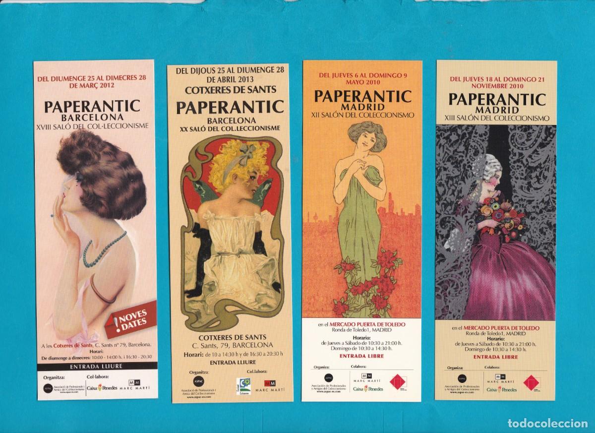 Sammeln von Lesezeichen: 4 Marcapaginas Paperantic diferentes