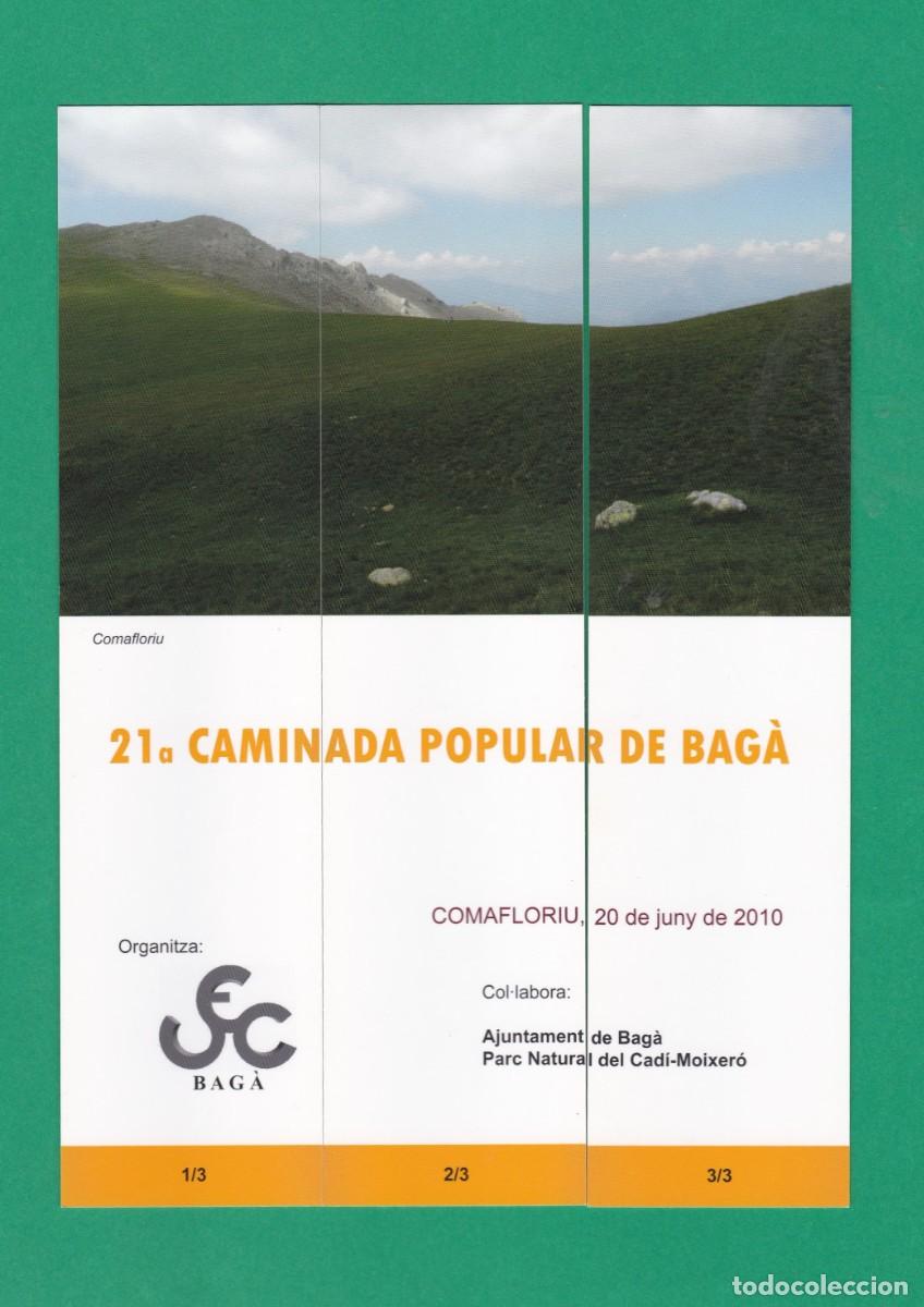 Coleccionismo Marcap&aacute;ginas: Puzle de marcapaginas 21 caminada popular de Bag&aacute; 2.010