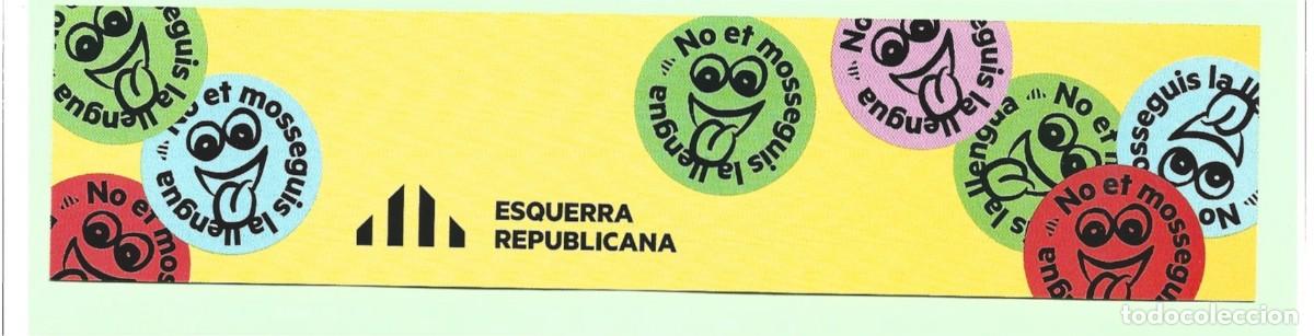 Collectables Bookmark: MARCAP&Aacute;GINAS DE SANT JORDI 2024 ESQUERRA REPUBLICANA AMOR POR CATALU&Ntilde;A