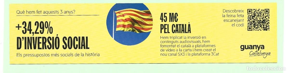 Collectables Bookmark: MARCAP&Aacute;GINAS DE SANT JORDI 2024 ESQUERRA REPUBLICANA AMOR POR CATALU&Ntilde;A
