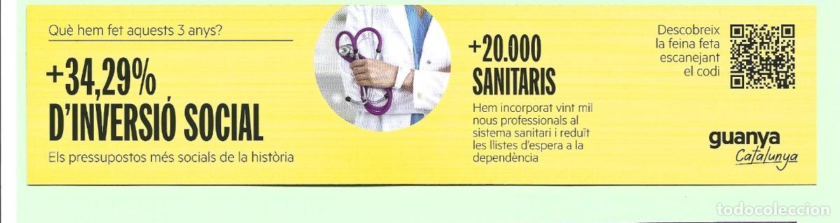Collectables Bookmark: MARCAP&Aacute;GINAS DE SANT JORDI 2024 ESQUERRA REPUBLICANA AMOR POR CATALU&Ntilde;A