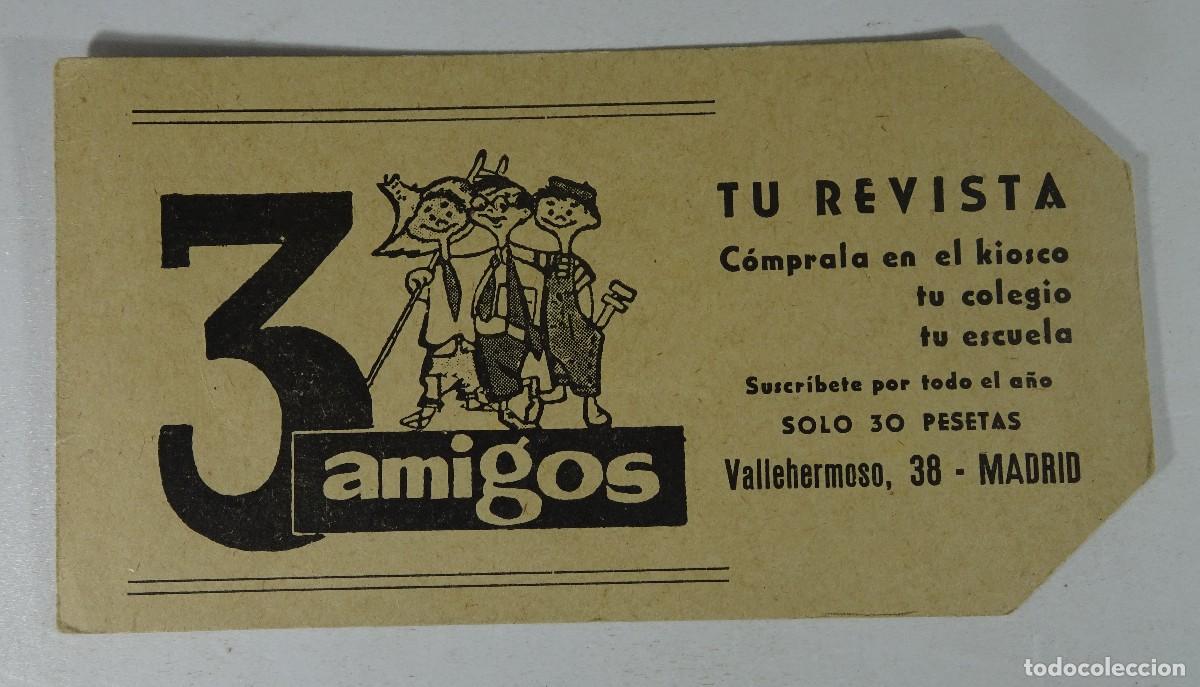 Coleccionismo marcap&aacute;ginas: ANTIGUO MARCAP&Aacute;GINAS, PUNTO DE LIBRO, REVISTA LOS 3 AMIGOS, VER FOTOS