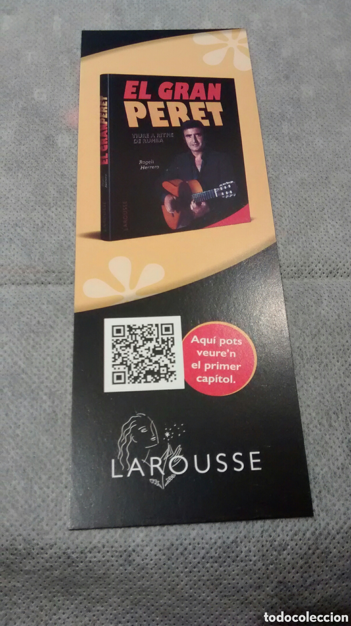 Coleccionismo Marcap&aacute;ginas: MARCAPAGINAS EL GRAN PERET. VIAJE A RITME DE RUMBA DE ROGELI HERRERO-LAROUSSE (A3)