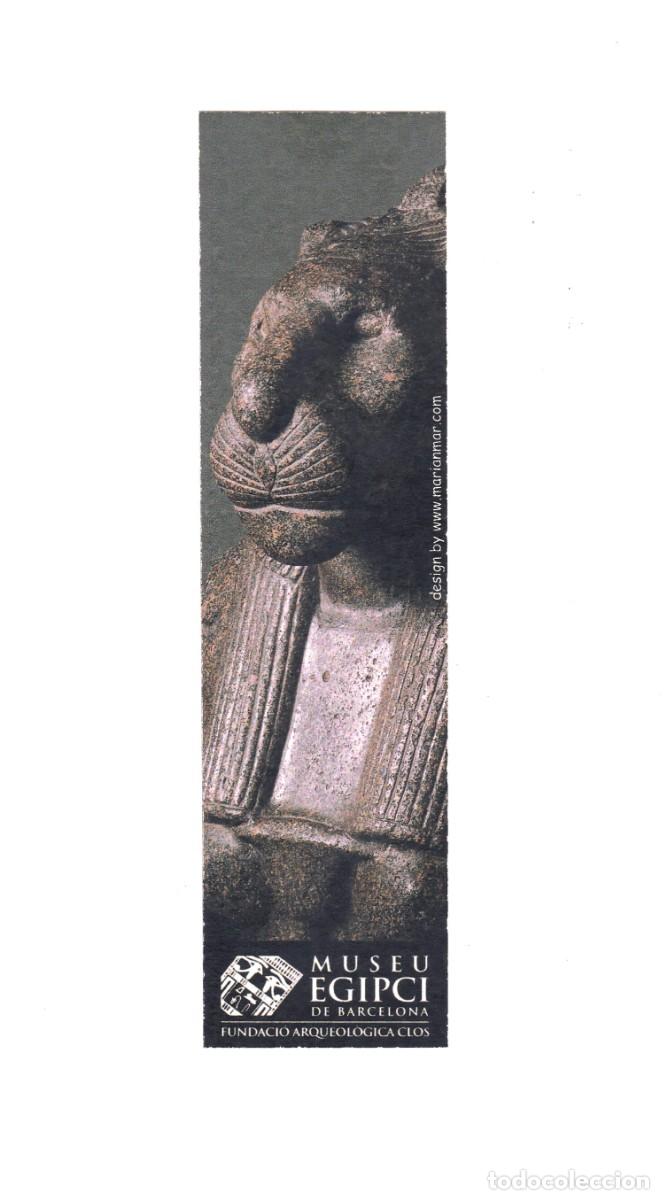 Coleccionismo marcap&aacute;ginas: Marcapaginas Museo Egipcio de Barcelona - Foto 1