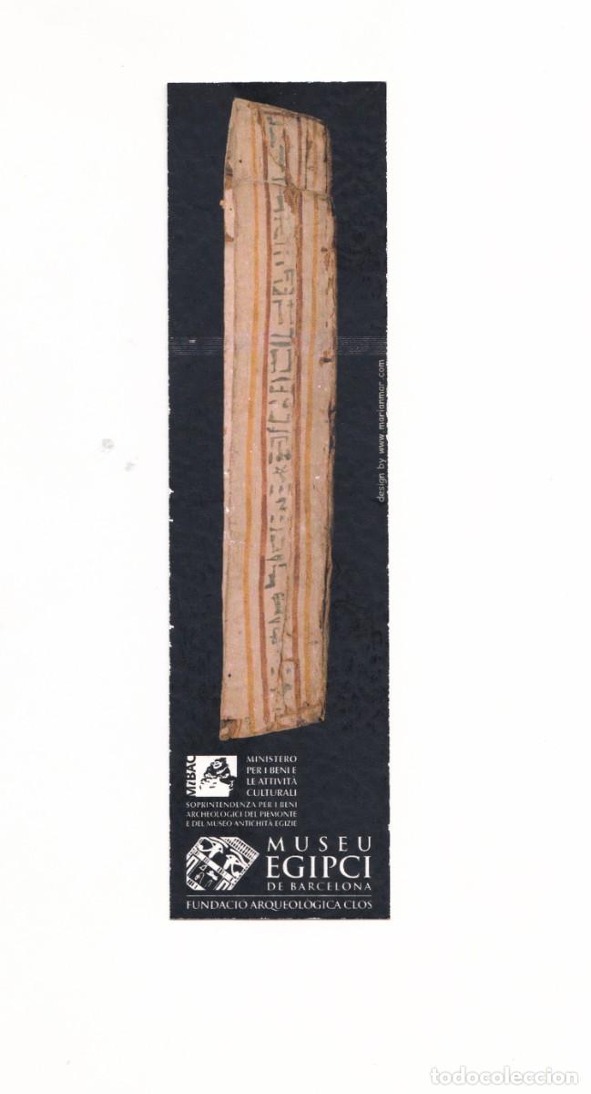 Collectables Bookmark: Marcapaginas Museo Egipcio de Barcelona