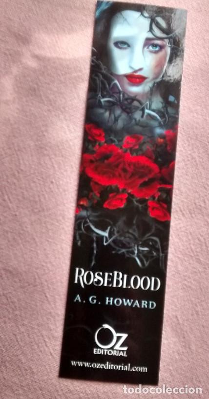 Coleccionismo marcap&aacute;ginas: marcap&aacute;ginas ROSEBLOOD, OZ EDITORIAL - Foto 1