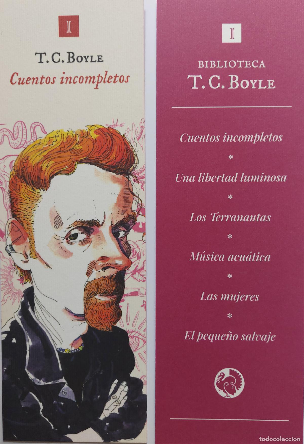 Coleccionismo marcap&aacute;ginas: MARCAPAGINAS - IMPEDIMENTA - T.C. BOTLE -CUENTOS COMPLETOS - Foto 1