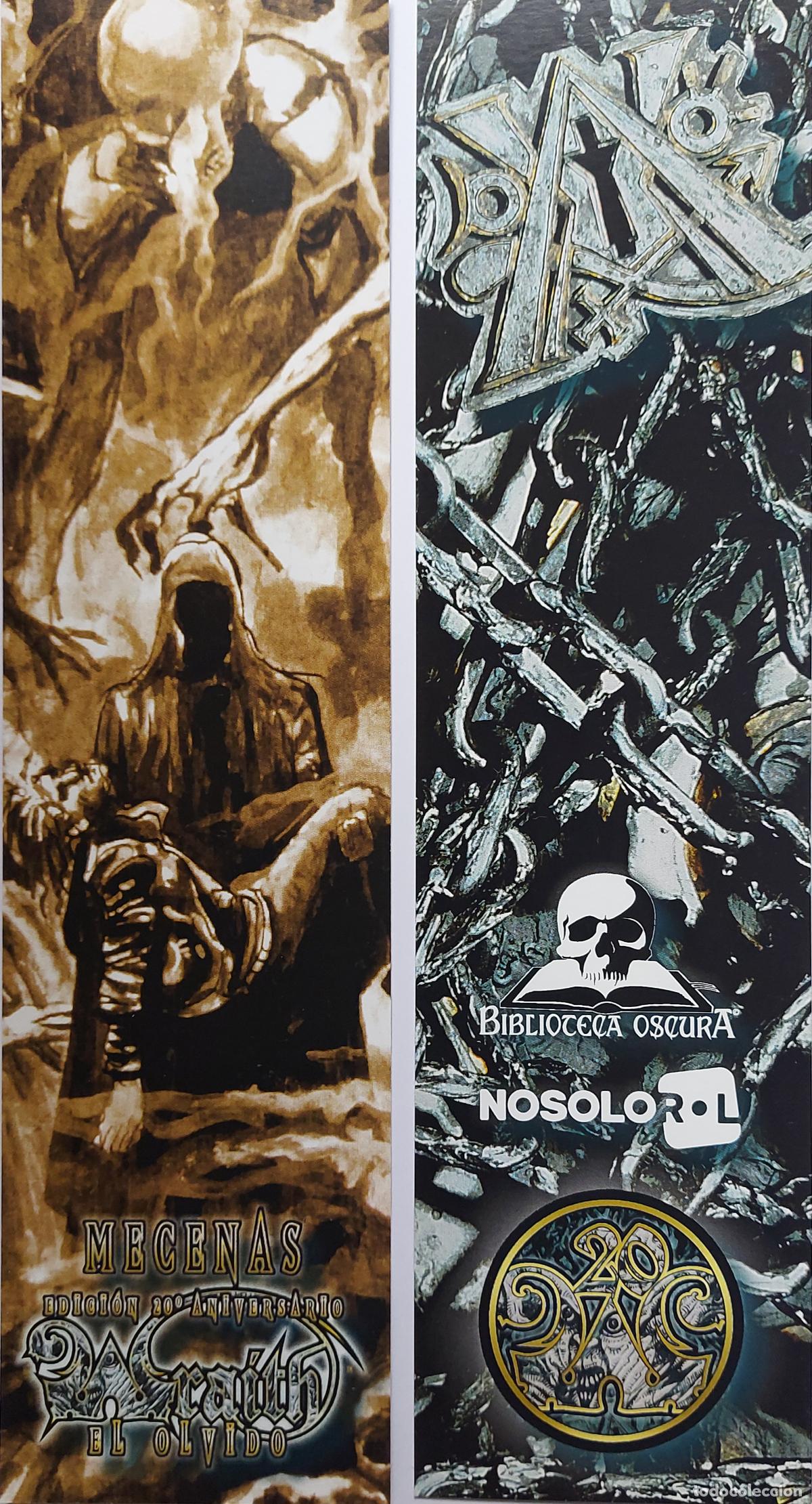 Coleccionismo marcap&aacute;ginas: MARCAPAGINAS - BIBLIOTECA OSCURA - MECENAS - Foto 1