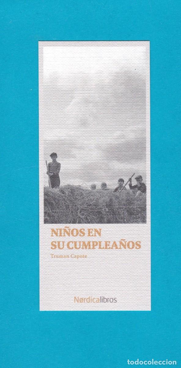 Coleccionismo Marcap&aacute;ginas: Marcapaginas editorial Nordica ni&ntilde;os en su cumplea&ntilde;os