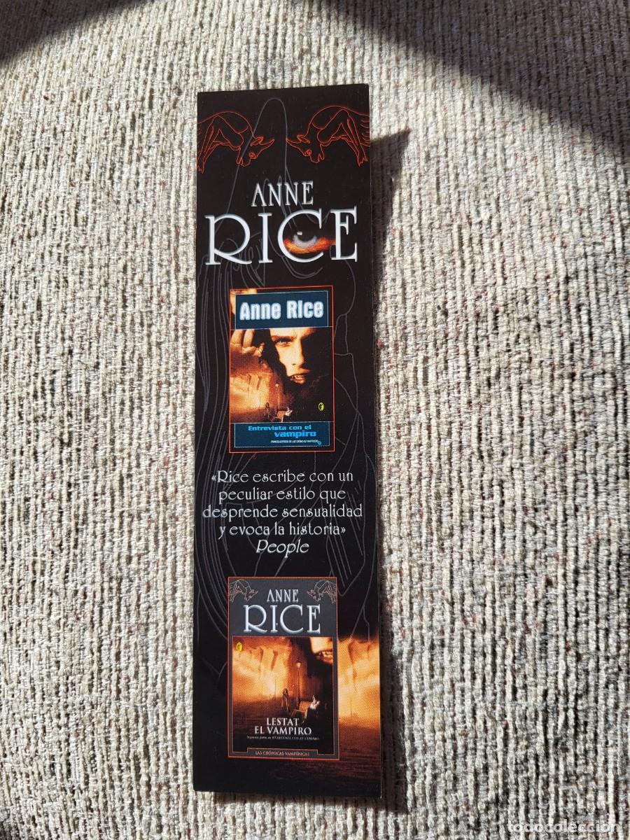 Coleccionismo marcap&aacute;ginas: MARCAP&Aacute;GINAS ANNE RICE - Foto 2