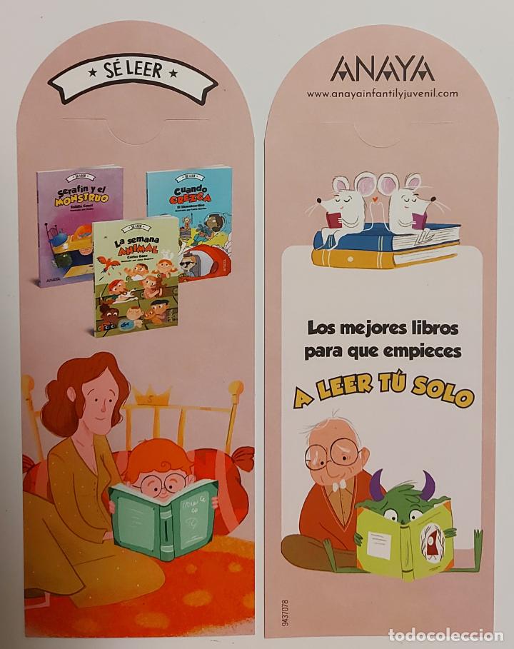 Coleccionismo marcap&aacute;ginas: MARCAPAGINAS - ANAYA - SE LEER - Foto 1