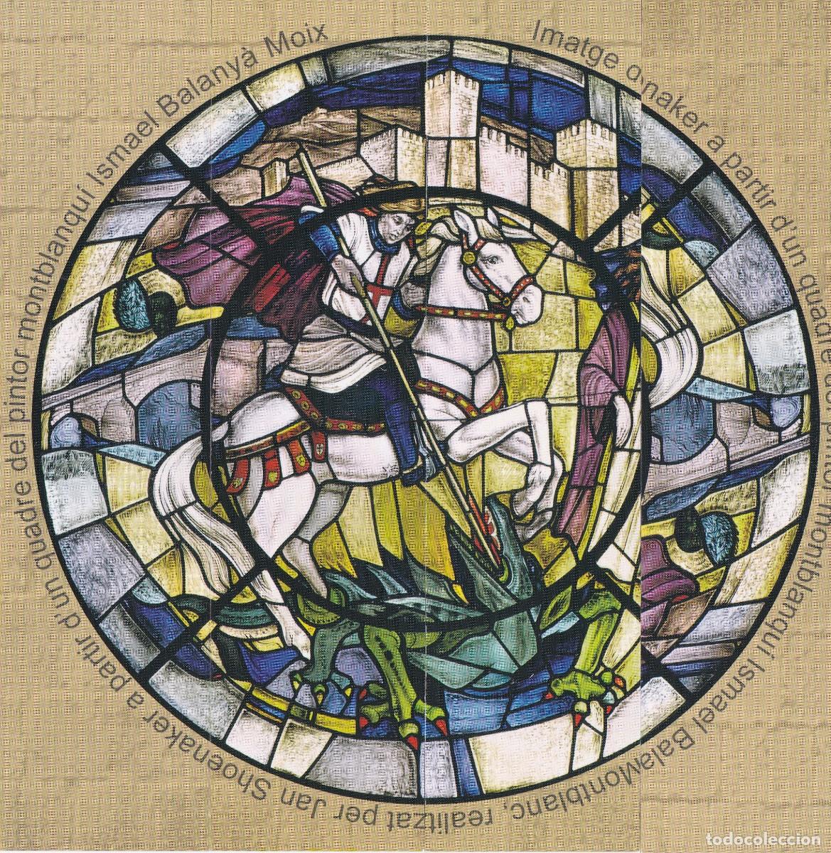 Coleccionismo marcap&aacute;ginas: Puzzle de marcapaginas Sant Jordi - Foto 1